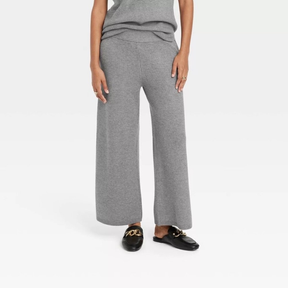 A New Day Wide Leg Knit Pant NWOT